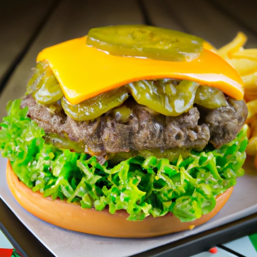 Green Chile Burger