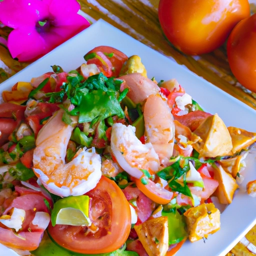 Green Papaya and Shrimp Salad