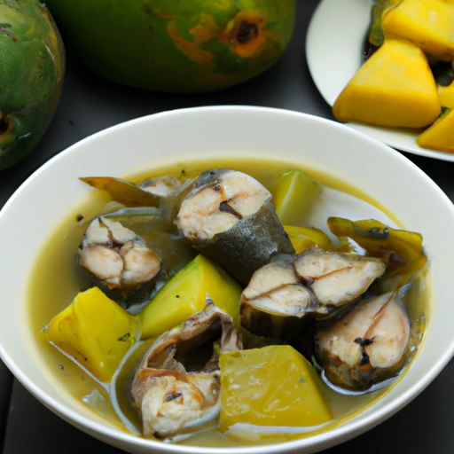 Green Pawpaw and Fish Soup