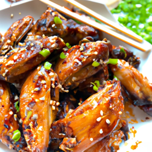 Grilled Asian-style Chicken Wings