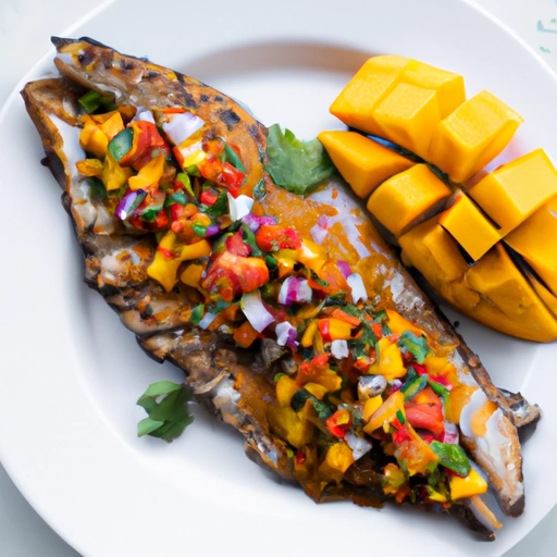 Grilled Catfish with Mango Salsa