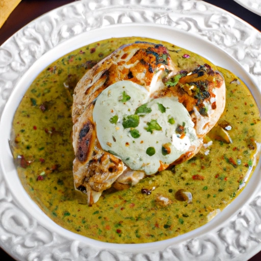 Grilled Chicken with Green Chili Sauce