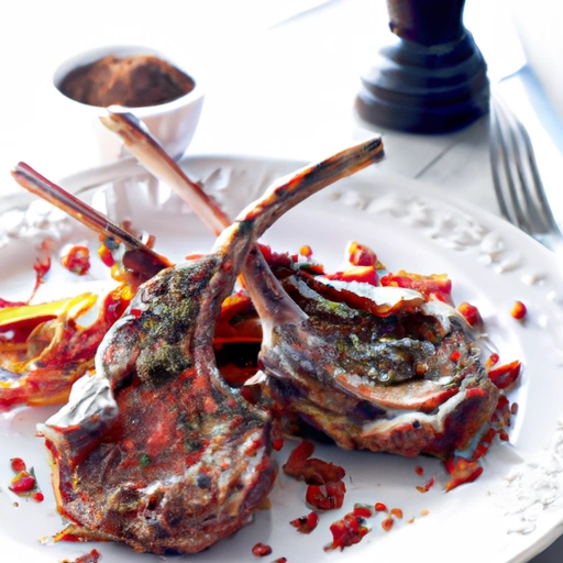 Grilled Chili Rubbed Lamb Chops