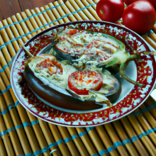 Grilled Eggplant in Lolo
