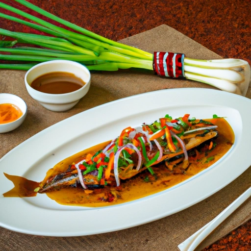 Grilled Lemongrass Catfish with Hoisin-Ginger Sauce