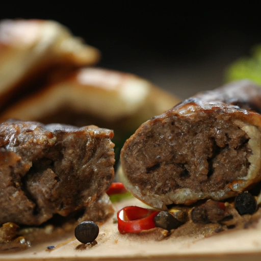 Grilled Minced Meat Rolls