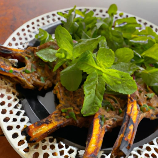 Grilled Minted Lamb Chops