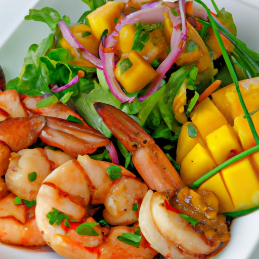 Grilled Shrimp and Mango Salad
