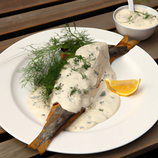 Grilled Smoked Catfish with Horseradish Cream