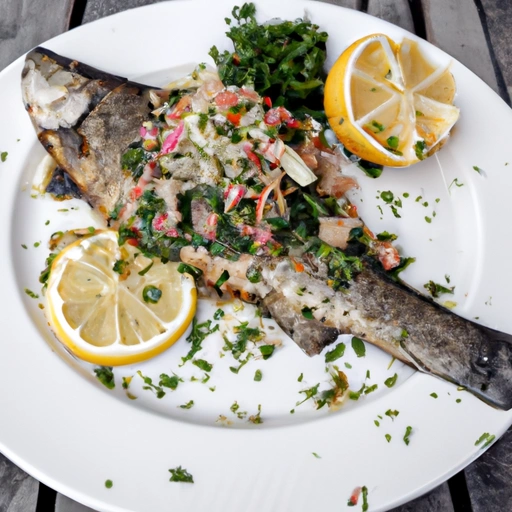 Grilled Trout with Herb Butter
