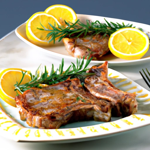 Grilled Veal Chops with Rosemary