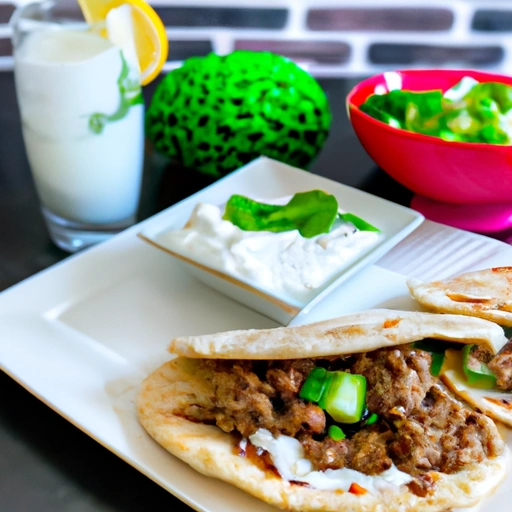 Ground Meat with Pita Bread
