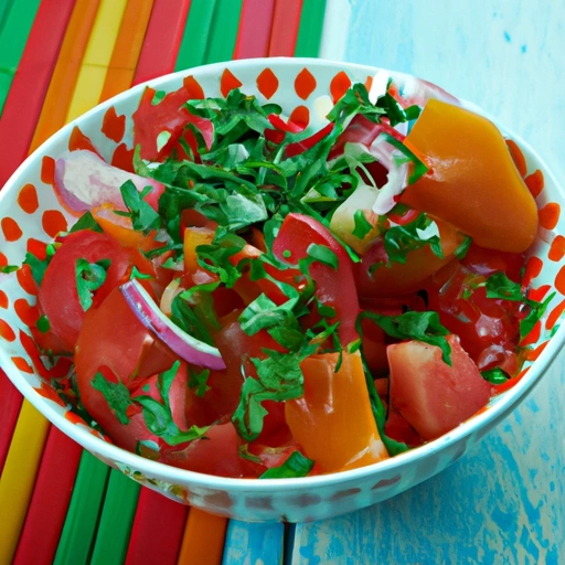 Haitian Tomato Salad