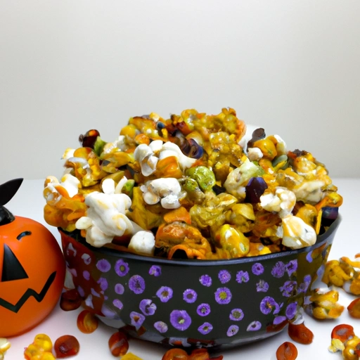 Halloween Popcorn Grunch