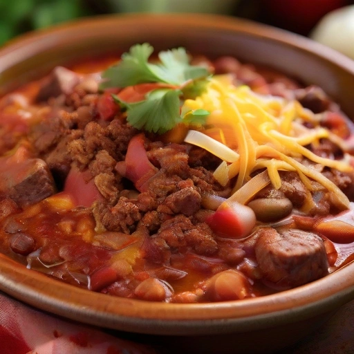Hearty Meaty Chili Beans