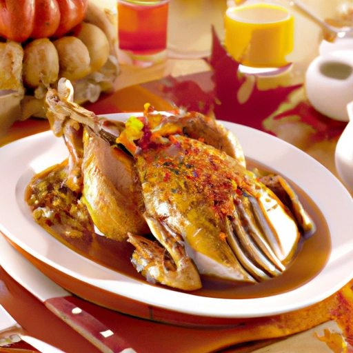 Herb-Roasted Turkey with Maple Gravy