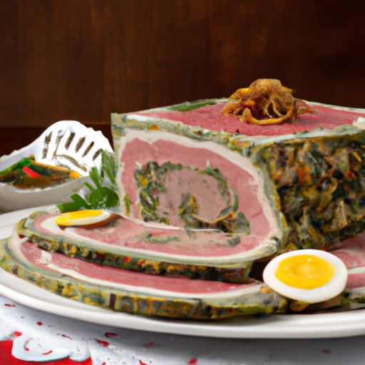 Herbed Pork and Spinach Terrine
