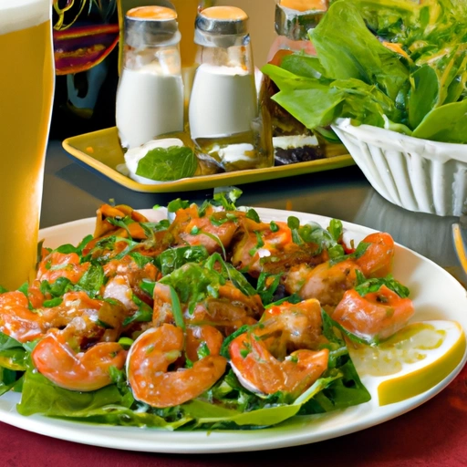 Herbed Shrimp in Beer