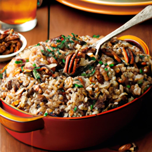 Holiday Herb and Nut Pilaf