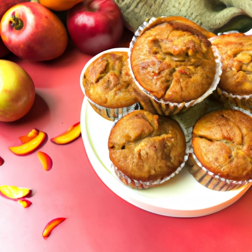 Muffiny z miodem i jabłkami