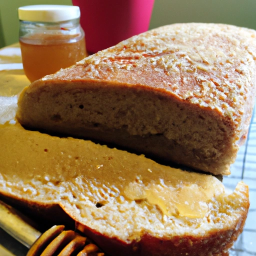 Chleb pełnoziarnisty z miodem