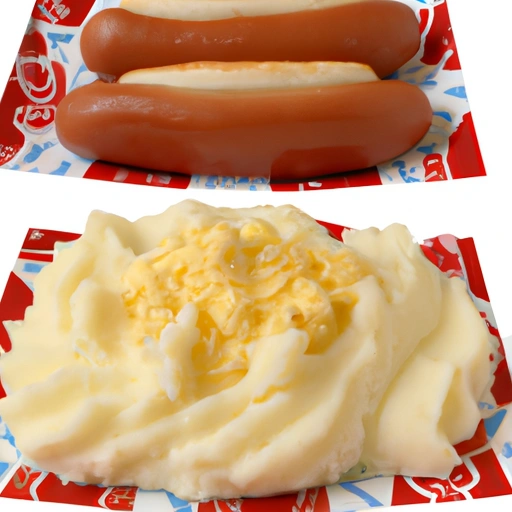 Hot Dogs with Mashed Potatoes