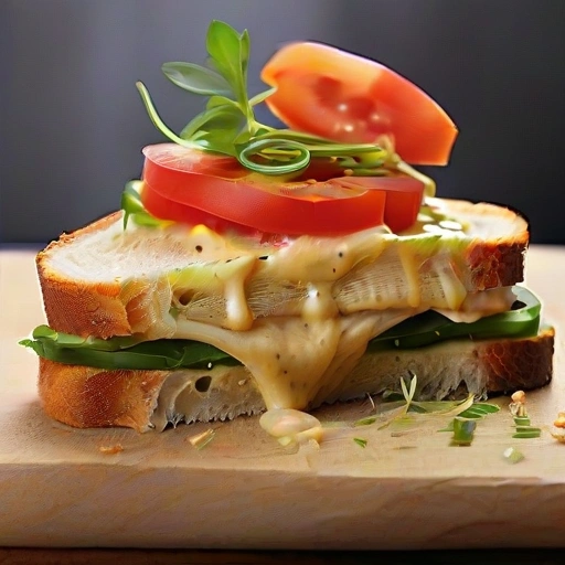 Hummus Delight Sandwich