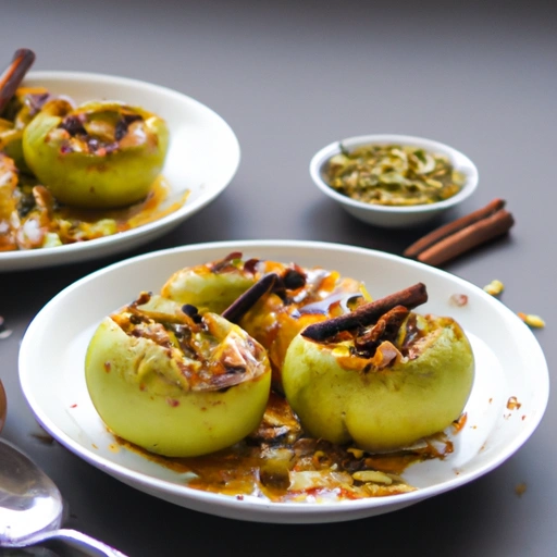 Indian Spiced Baked Apples
