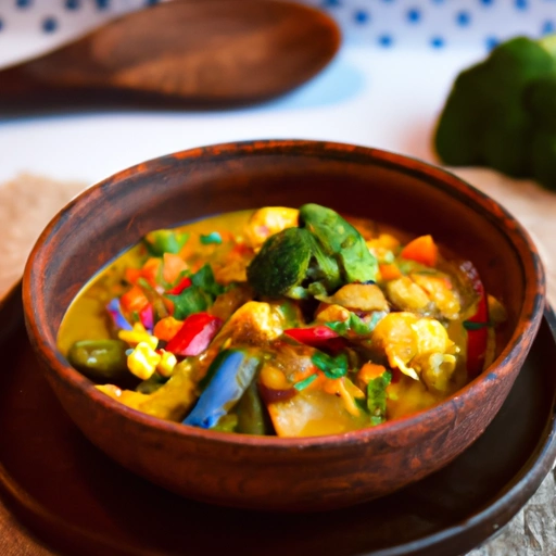 Indian vegetable coconut curry