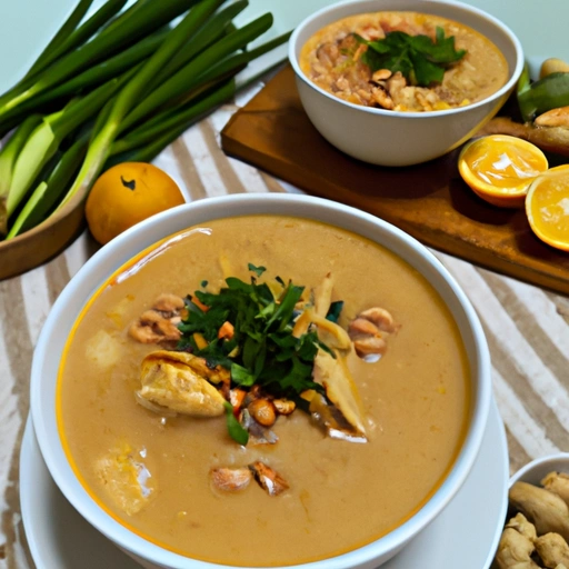 Indonesian Chicken-Peanut Soup