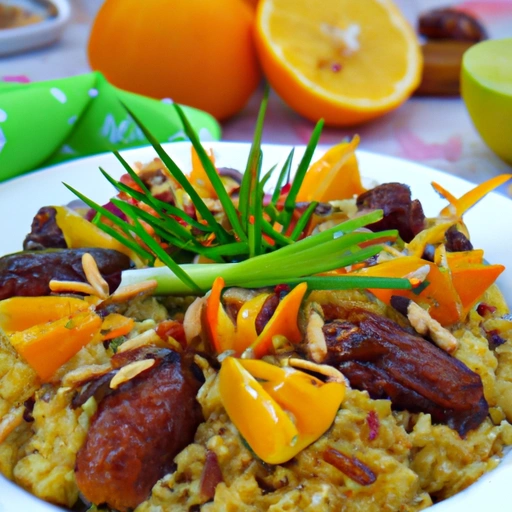 Indonesian Rice Salad with Fresh Dates