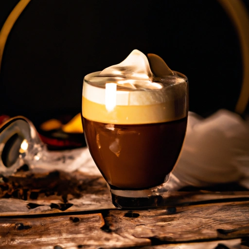 Irish Coffee with Creamy Topping