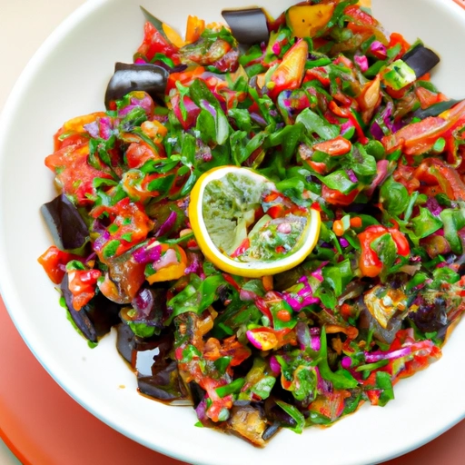 Israeli Eggplant Salad