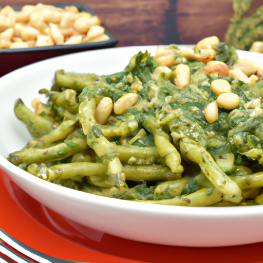 Italian Beans with Pesto