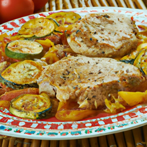 Italian-style Pork Chops with Spaghetti Squash