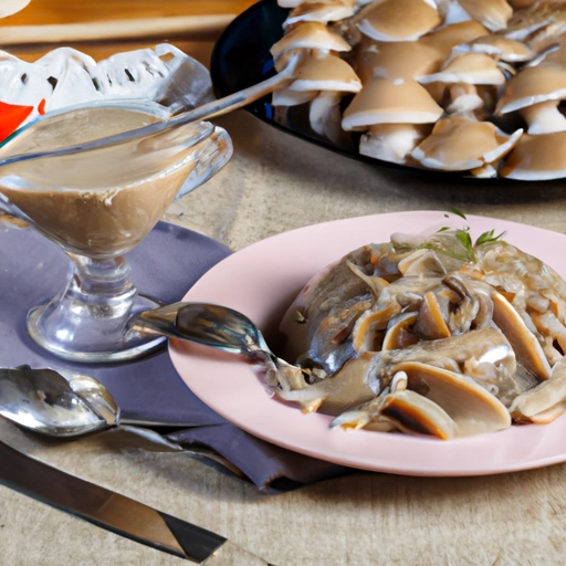 Jellied Mushrooms with Mayo