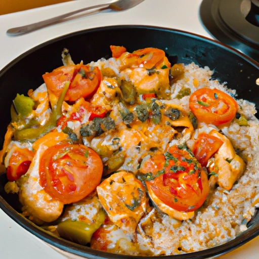 Jiffy Chicken and Rice Skillet