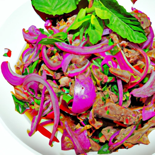Kangaroo Larb or Spicy Thai Kangaroo Salad
