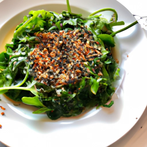 Kazun Ywek Thoke (Watercress Salad)