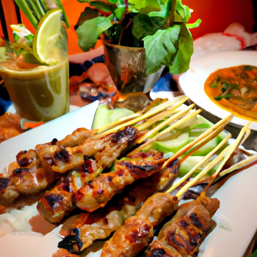 Khmer Coconut Pork Skewers