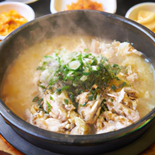 Koreańska zupa z kurczakiem