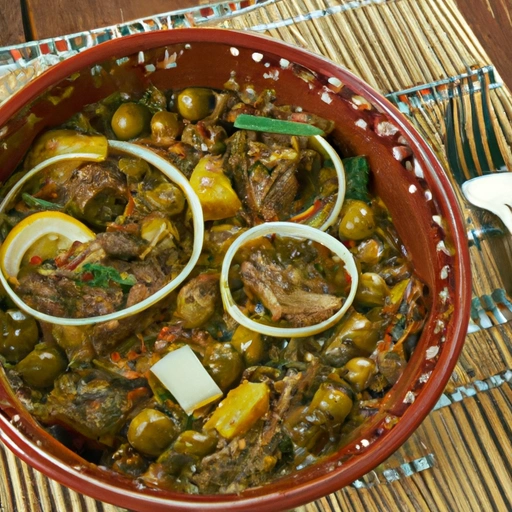 Lamb Stew with Dill and Olives