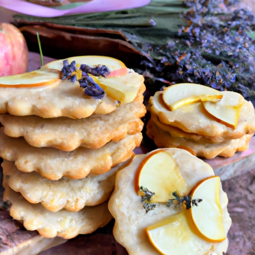 Lavender Apple Biscuits