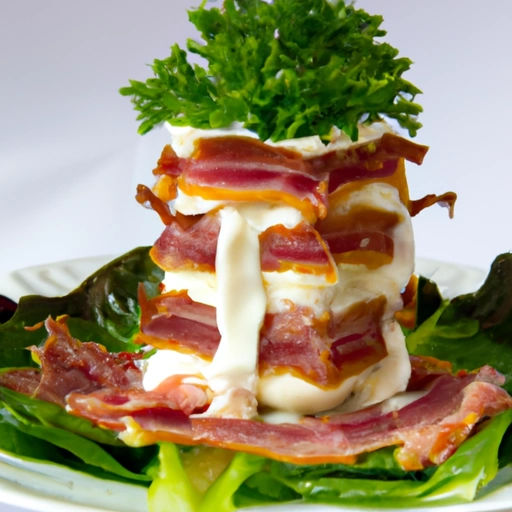 Layered Canadian Bacon Appetizer