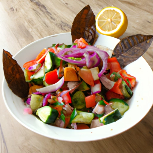 Lebanese Fatoush Salad