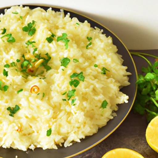 Lemon and Onion Rice Pilaf