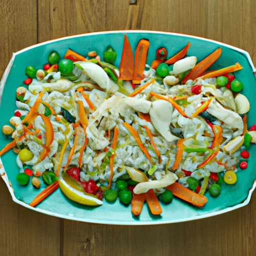 Lemon Catfish-Rice Salad