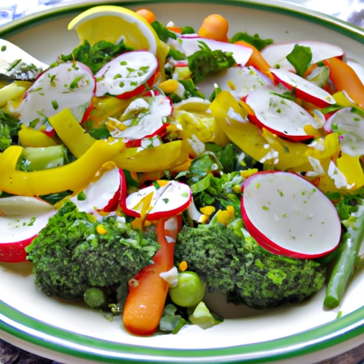 Lemon-Dijon Salad of Winter Vegetables