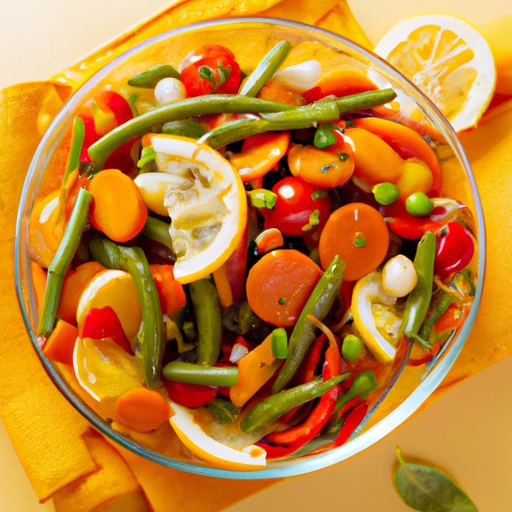 Lemon-marinated Baby Vegetables