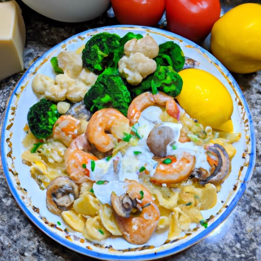 Lemon Seafood Pasta